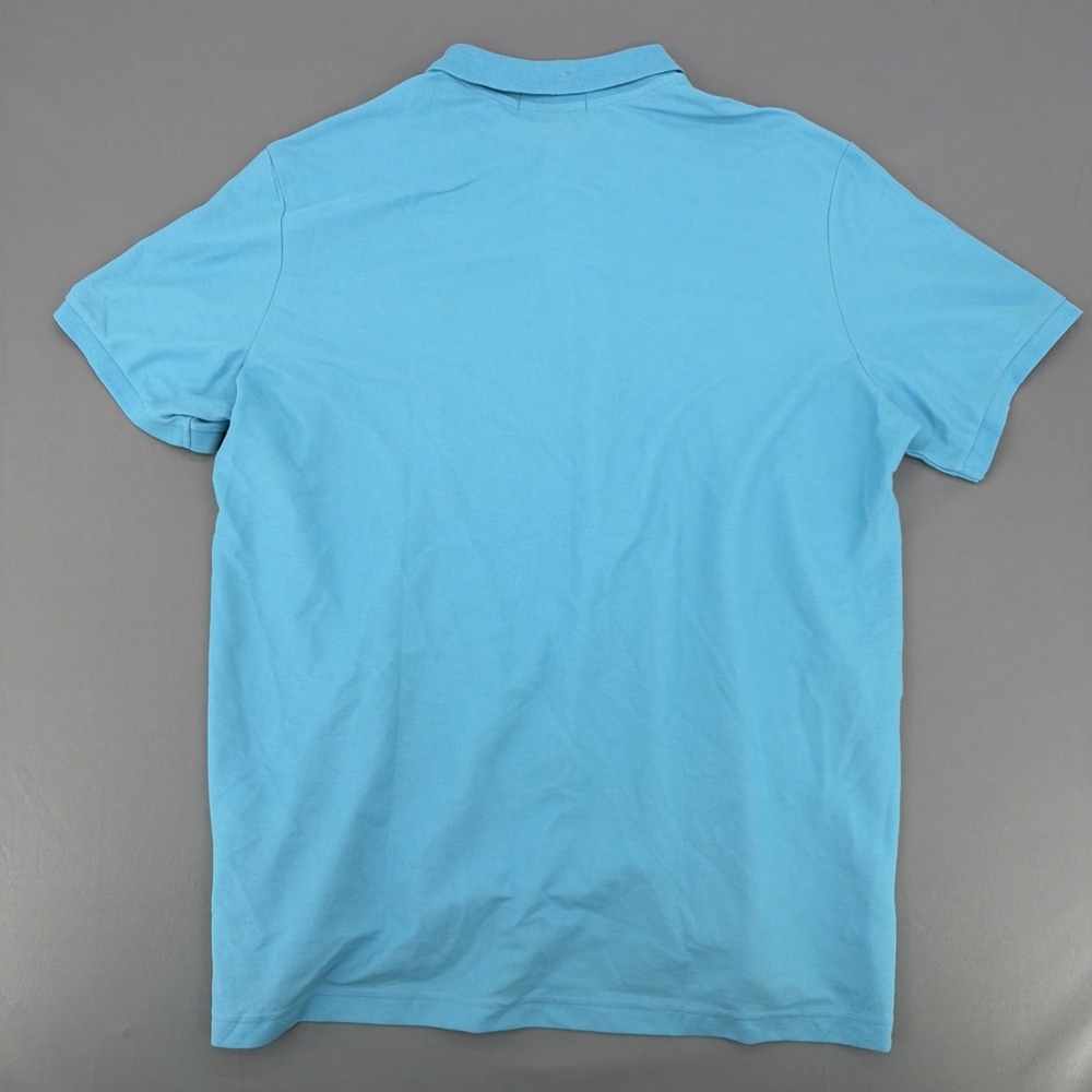 U.S. Polo Assn Performance Pique Polo Shirt Men's XL Blue Pony Short Sleeve Golf - Picture 3 of 8
